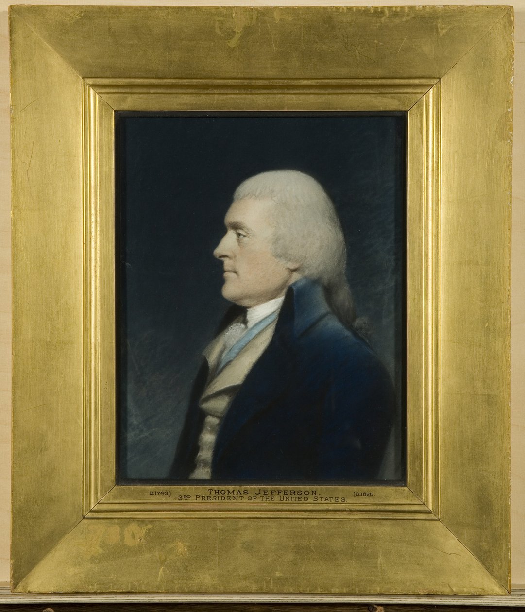 Thomas Jefferson, ca. 1797 von James Sharples