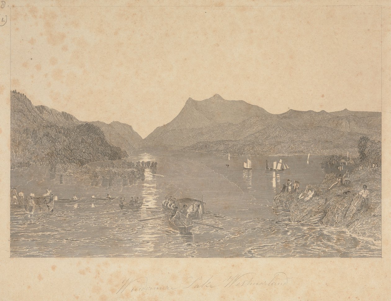 Winander-Mere, Westmoreland von James T. Willmore