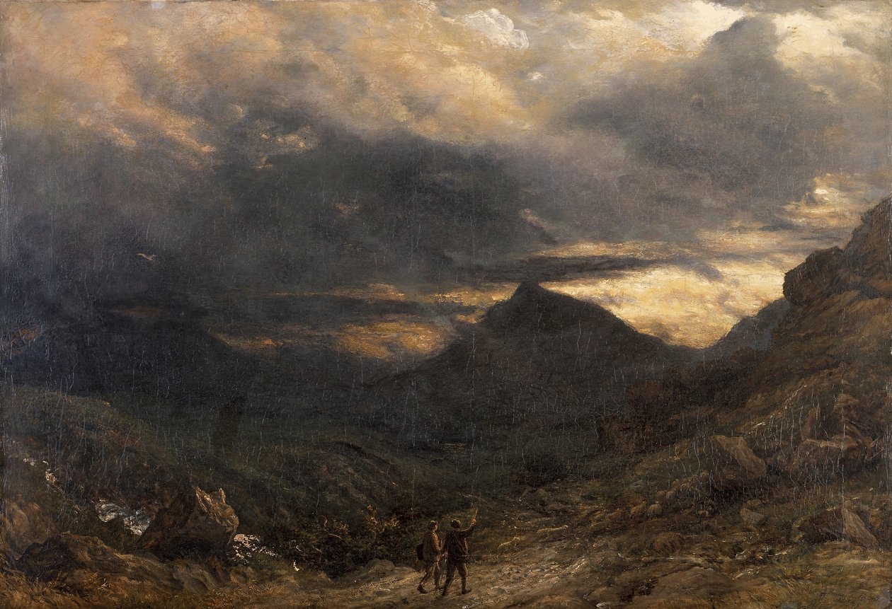 Blick auf Snowdon von James Thomas Linnell