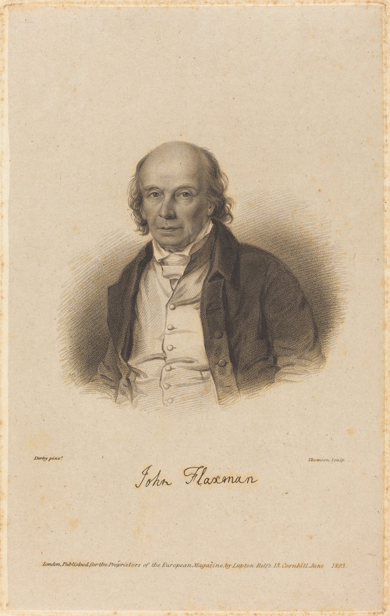 John Flaxman von James Thomson after William Derby