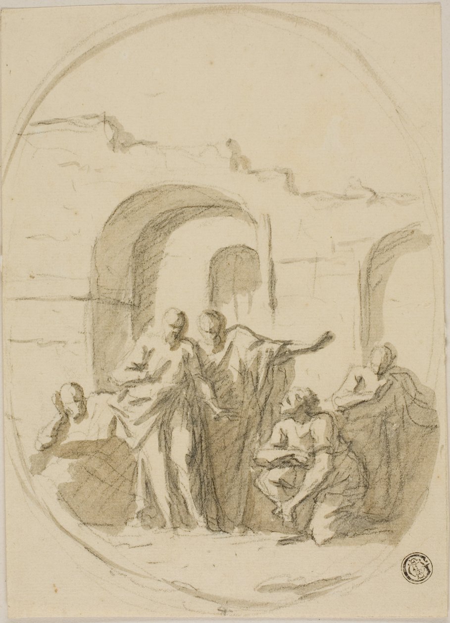 Sankt Paulus und Barnabas in Lystra von James Thornhill