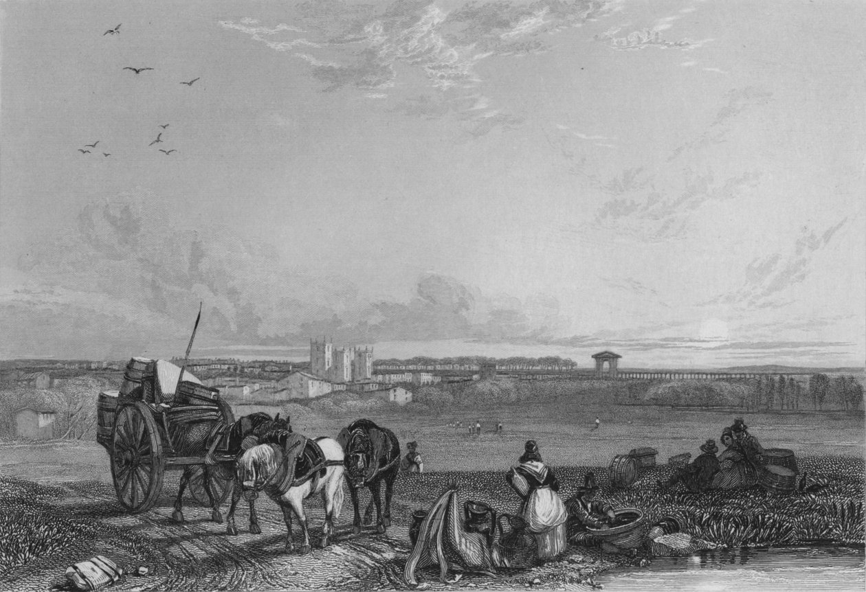 Montpellier, Frankreich, 1838 von James Tibbitts Willmore