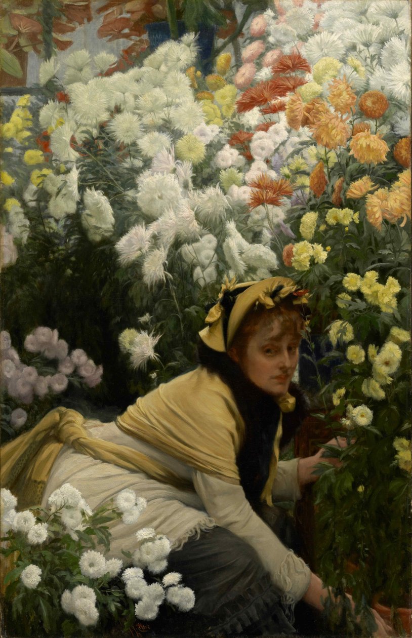 Chrysanthemen von James Tissot