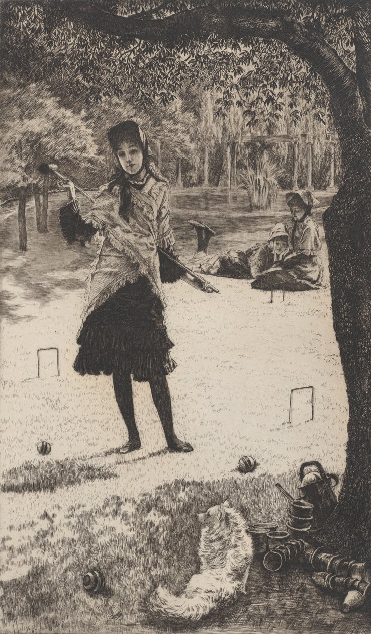 Croquet (1878) von James Tissot