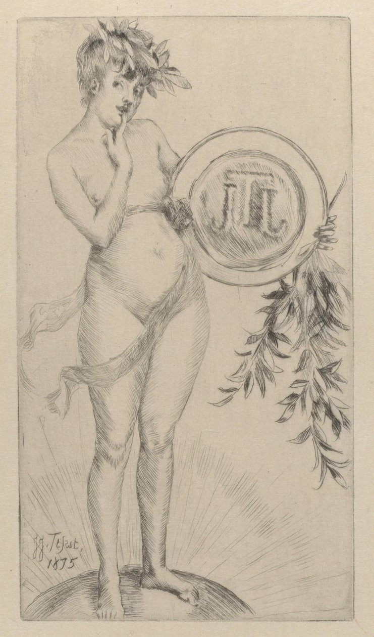 Erstes Frontispiz mit dem Monogramm, 1875 von James Tissot