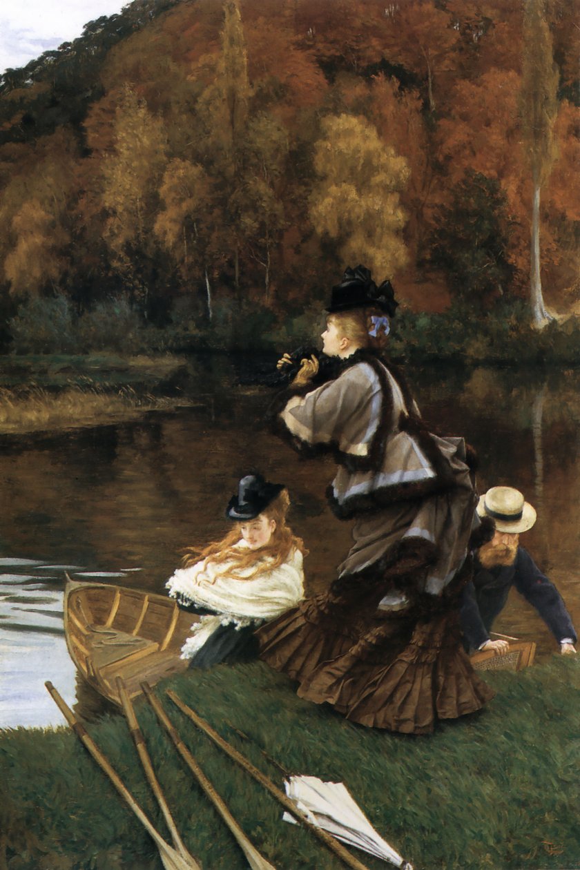 Herbst an der Themse von James Tissot
