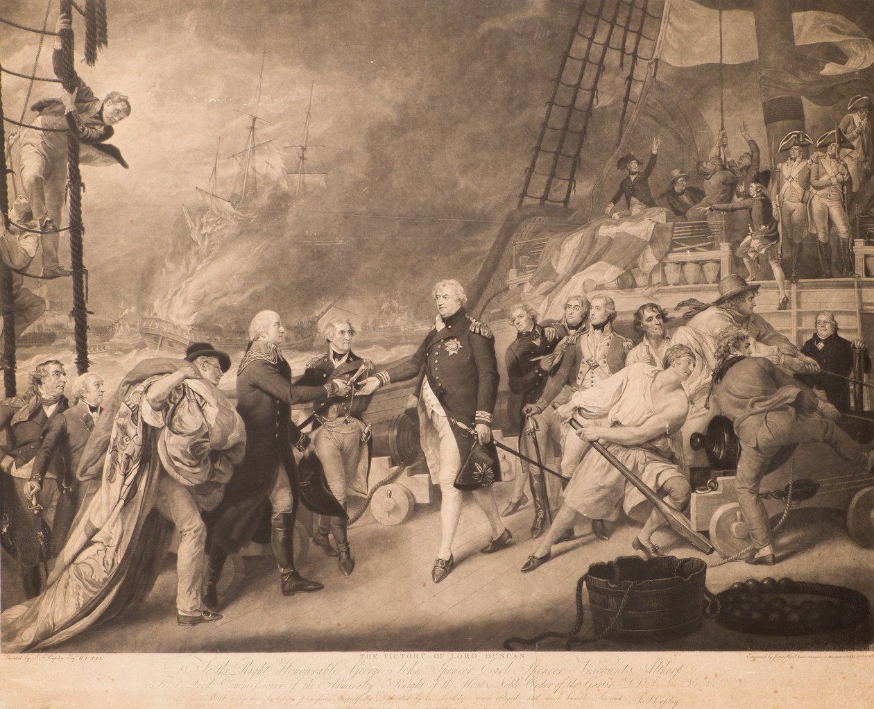 Der Sieg von Lord Duncan von James Ward