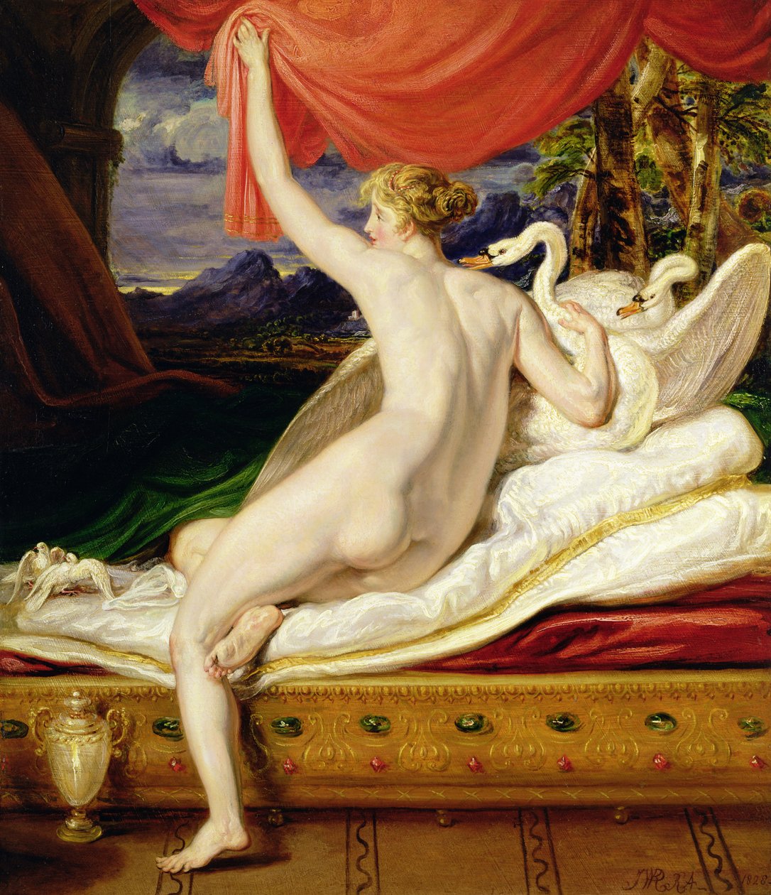 Venus erhebt sich von ihrer Liege von James Ward