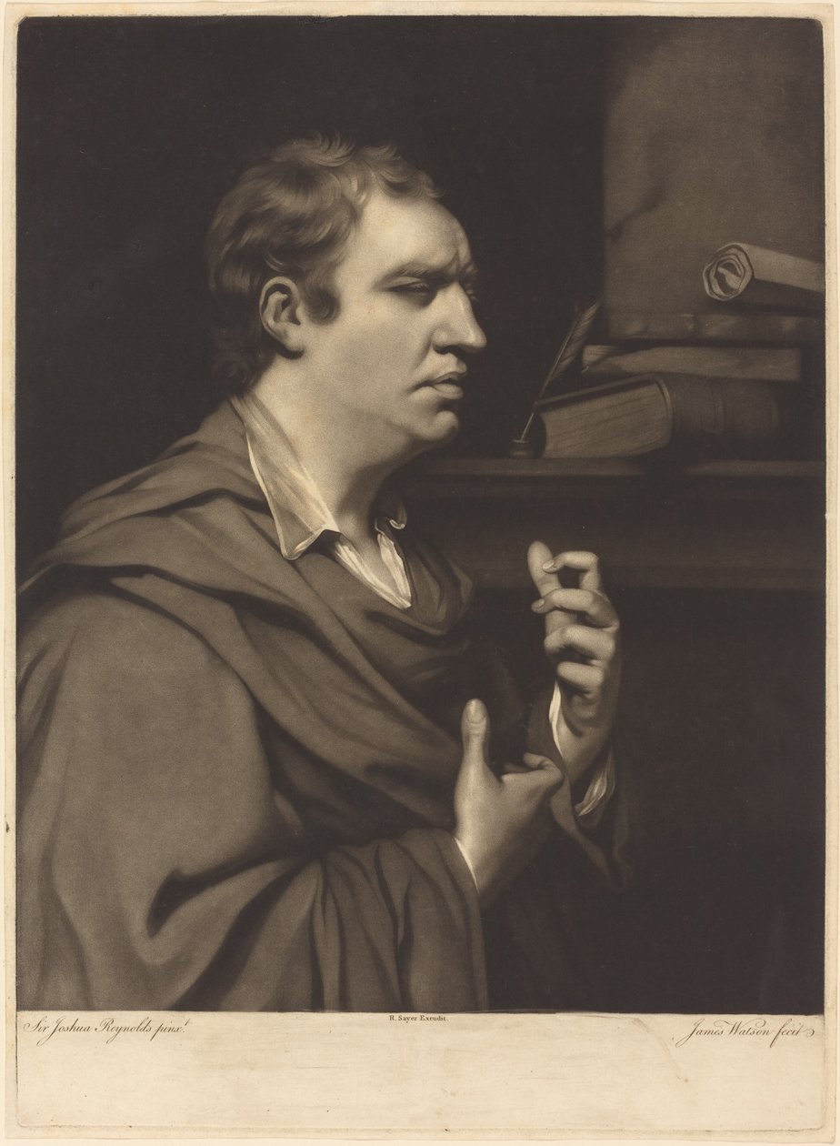 Samuel Johnson von James Watson after Sir Joshua Reynolds