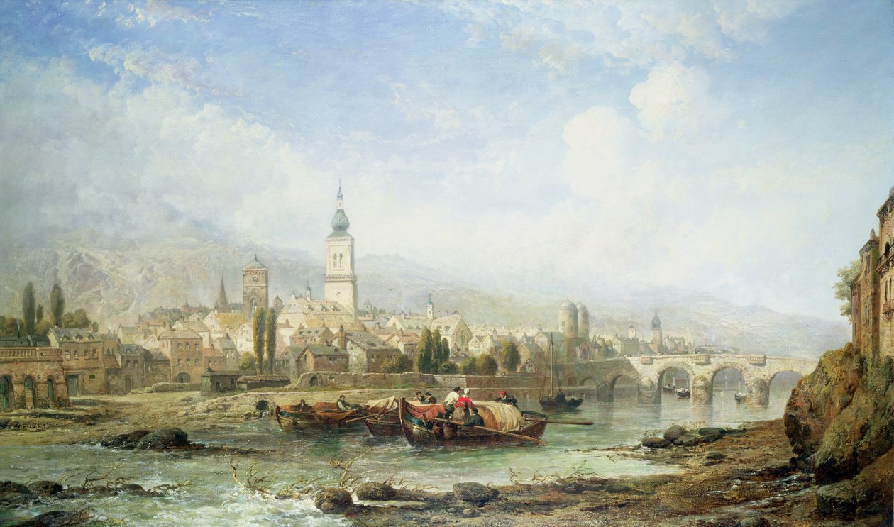Ansicht von Heidelberg von James Webb
