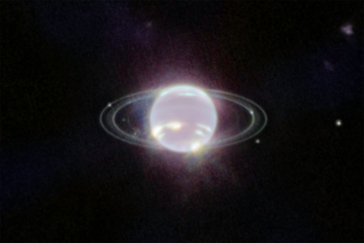 Neptun Nahaufnahme von James Webb Space Telescope (NASA)