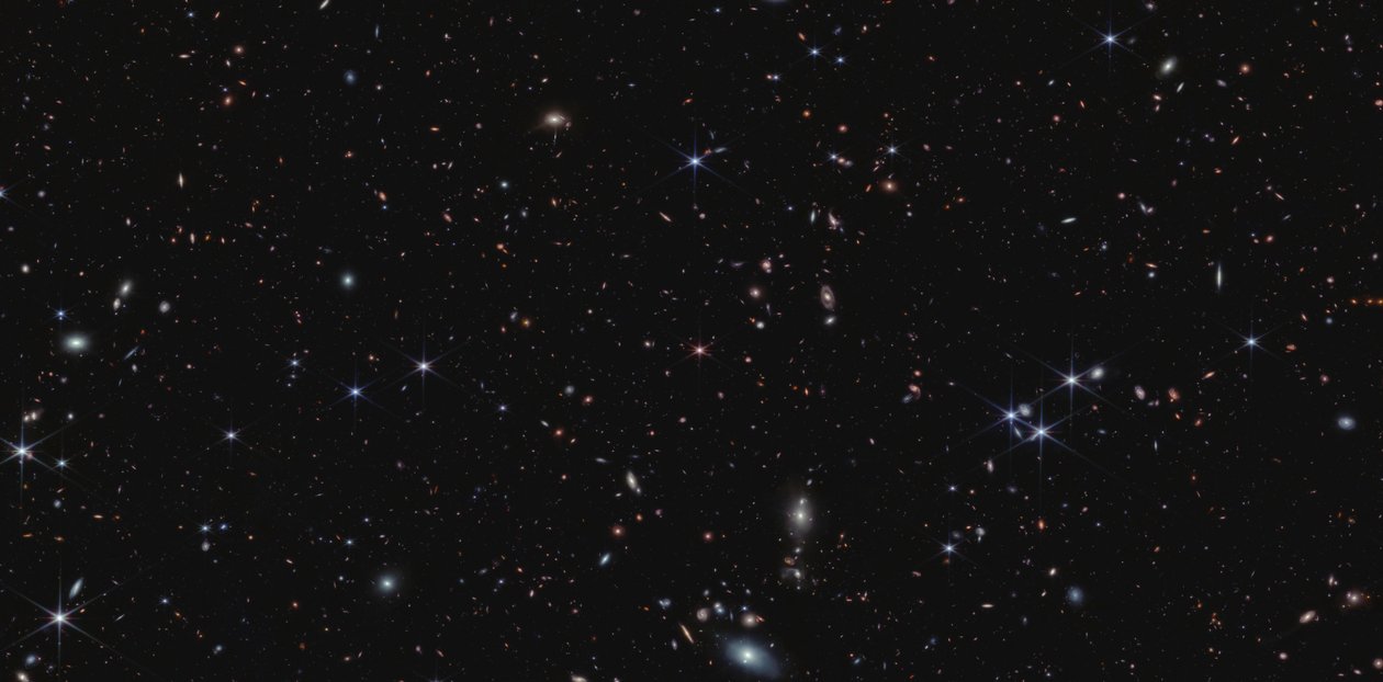 Quasar J0100+2802 von James Webb Space Telescope (NASA)