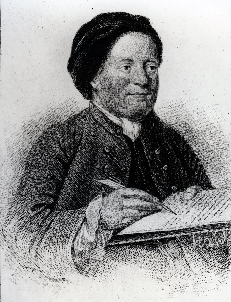 Samuel Richardson (1689-1761) von James, the Elder Hopwood