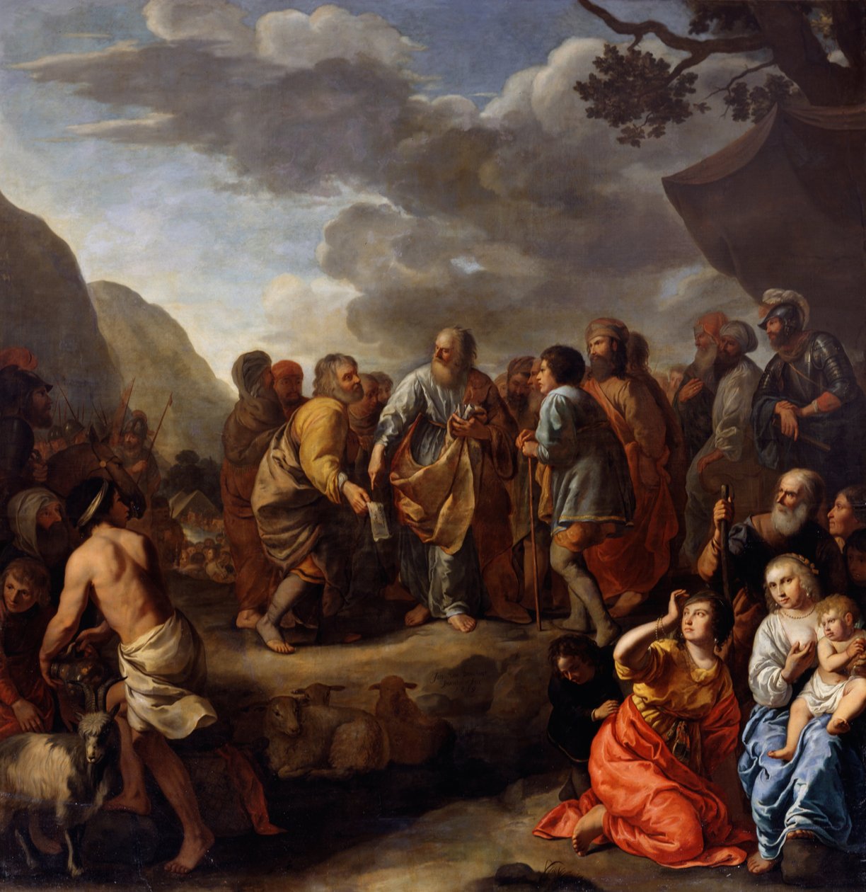 Jethro berät Moses von Jan van Bronchorst
