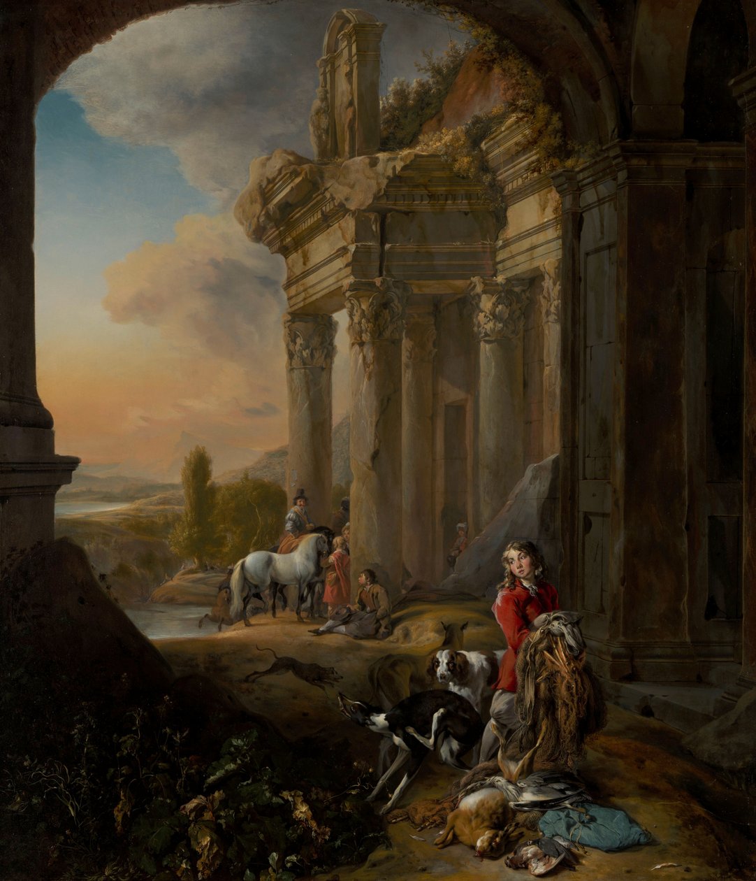 Rückkehr von der Jagd von Jan Baptist Weenix