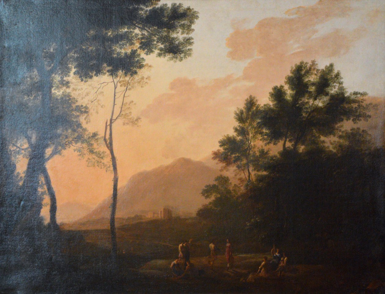 Tänzer in einer Landschaft von Jan Dirksz Both