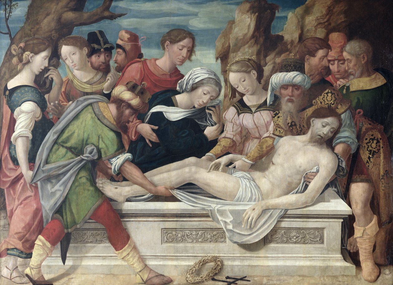 Die Grablegung von Jan Cornelisz Vermeyen