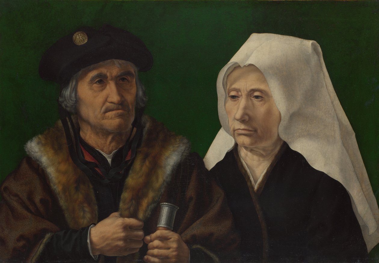 Ein älteres Paar von Jan Gossaert