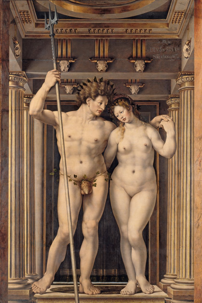 Neptun und Amphitrite von Jan Gossaert