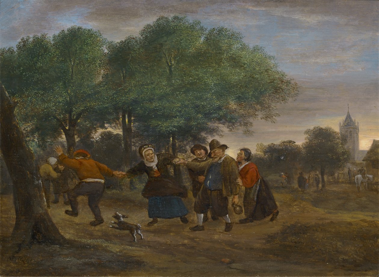 Betrunken außerhalb von Voorschoten von Jan Havickszoon Steen