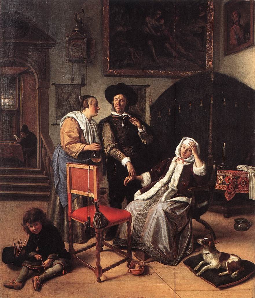Arztbesuch von Jan Havickszoon Steen