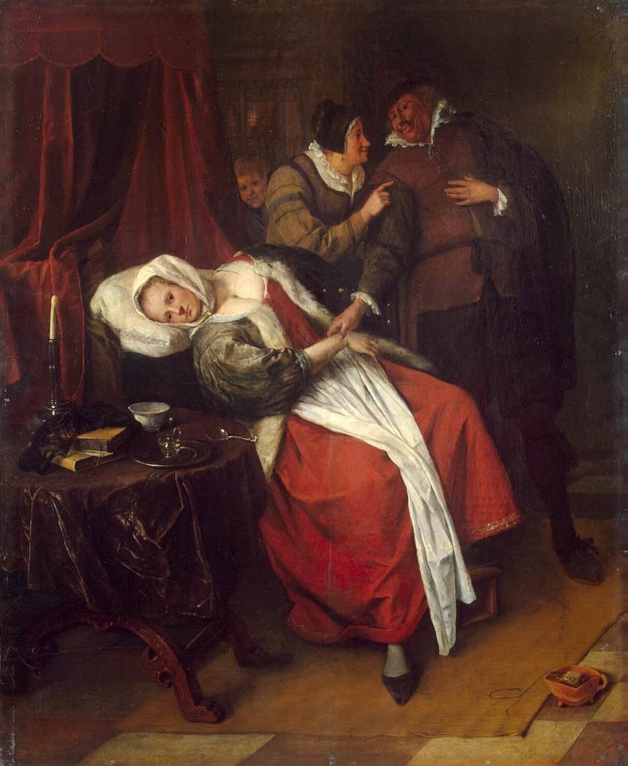 Der Arztbesuch von Jan Havickszoon Steen