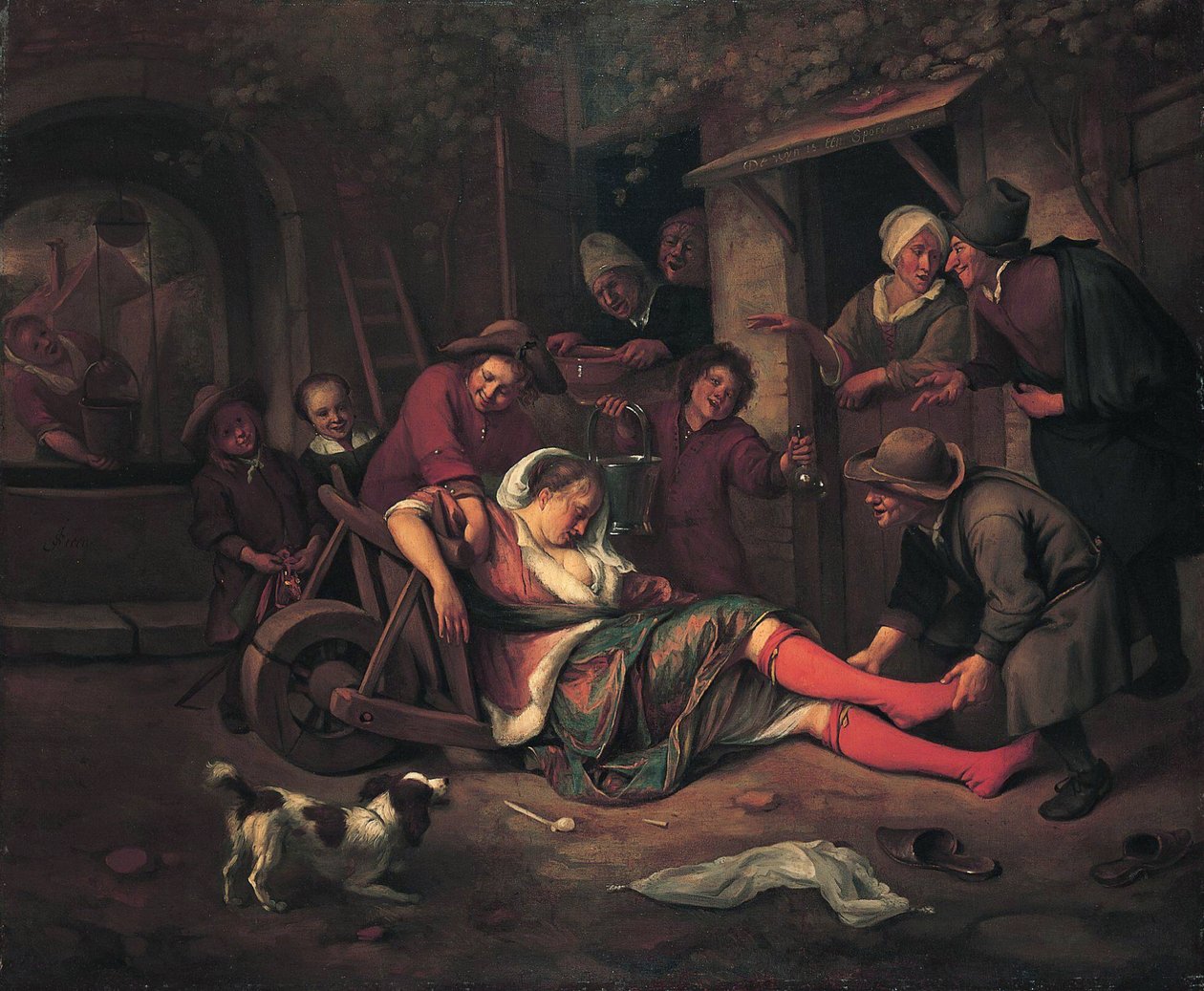 Der Wein ist ein Spötter von Jan Havickszoon Steen