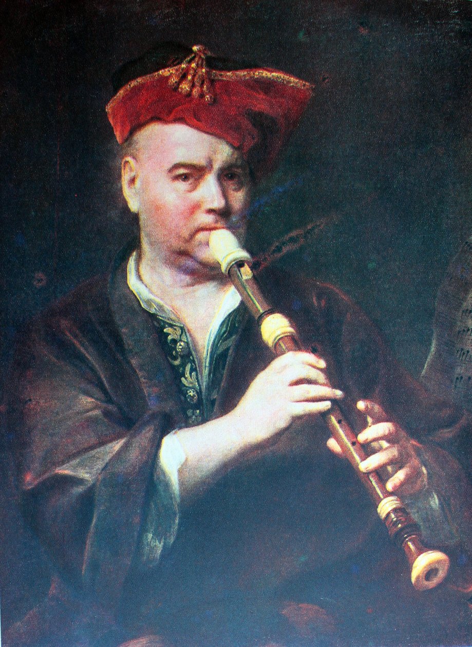 Der Flötenspieler von Jan Kupecký