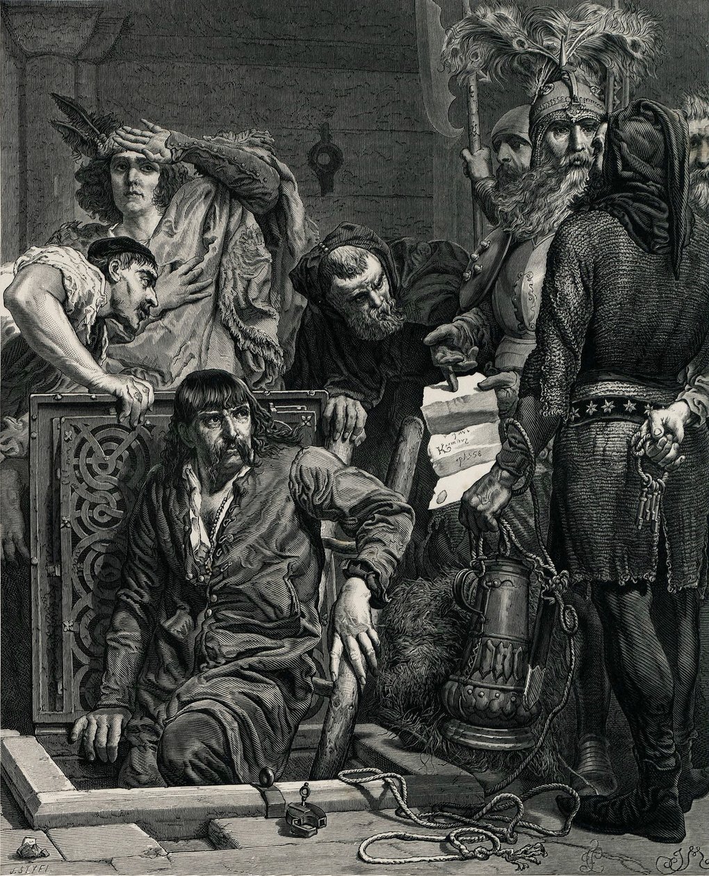 Macko Borkowic zum Hungertod verurteilt von Jan Alojzy Matejko