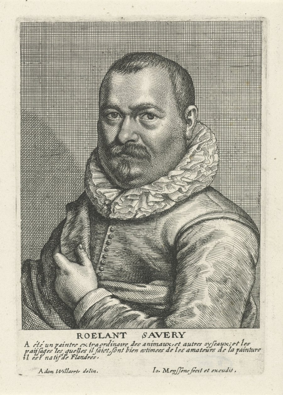 Porträt von Roelant Savery von Johannes Meyssens