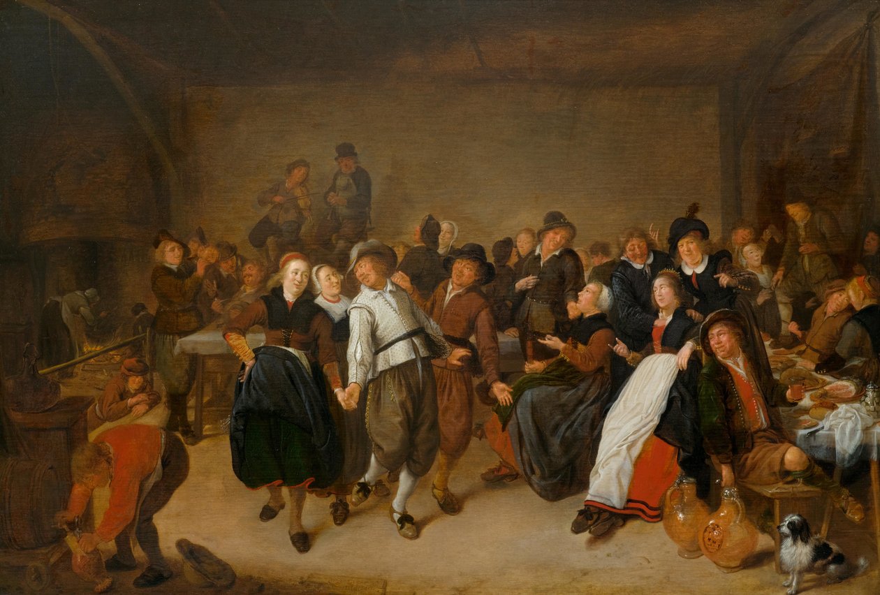 Bauernhochzeit von Jan Miense Molenaer