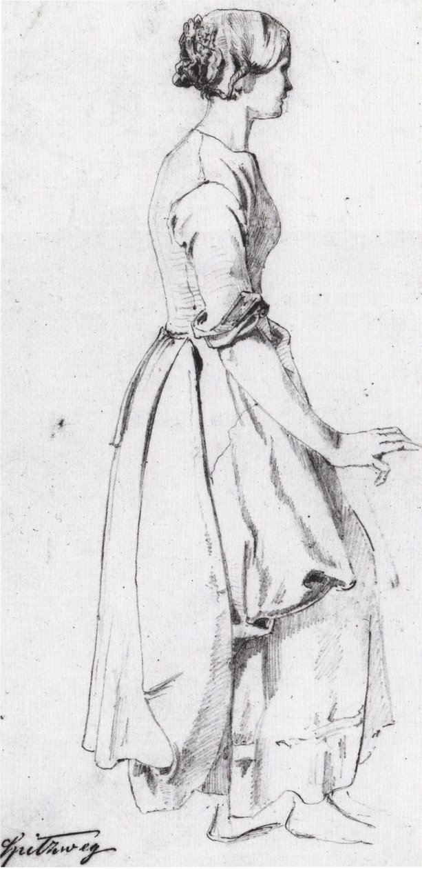 Junge Wäscherin von Jan Vermeer van Delft