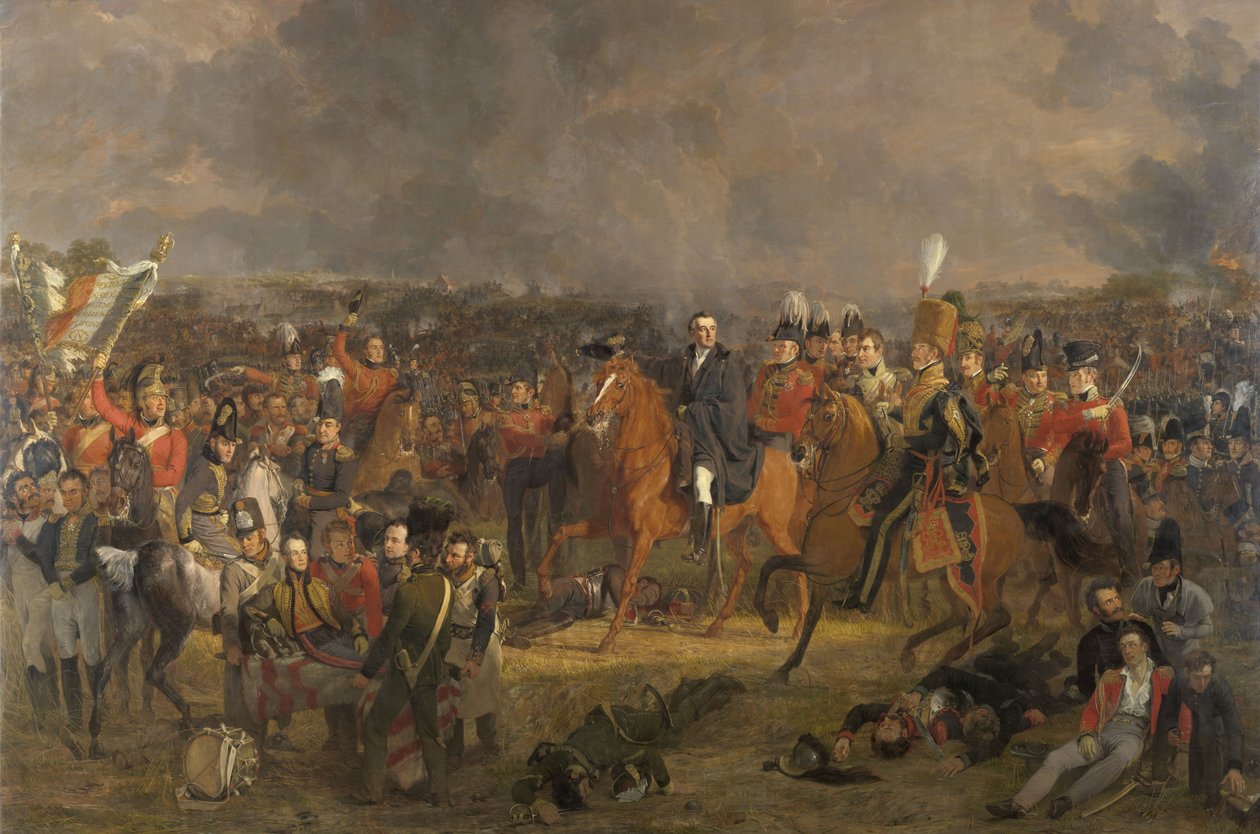 Die Schlacht von Waterloo, 1824 von Jan Willem Pieneman