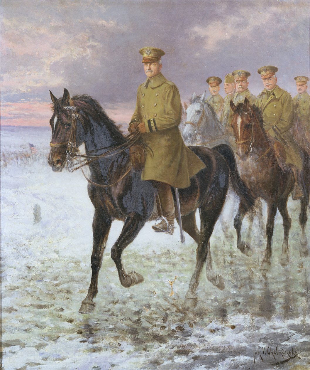 General John J. Pershing (1860-1948) von Jan van Chelminski