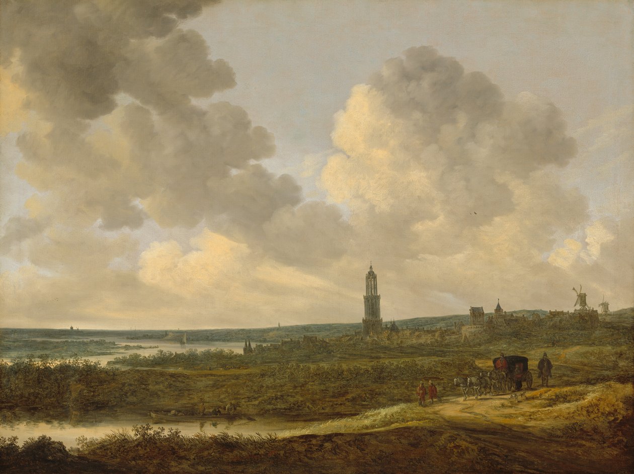 Ansicht von Rhenen von Jan Josephsz van Goyen