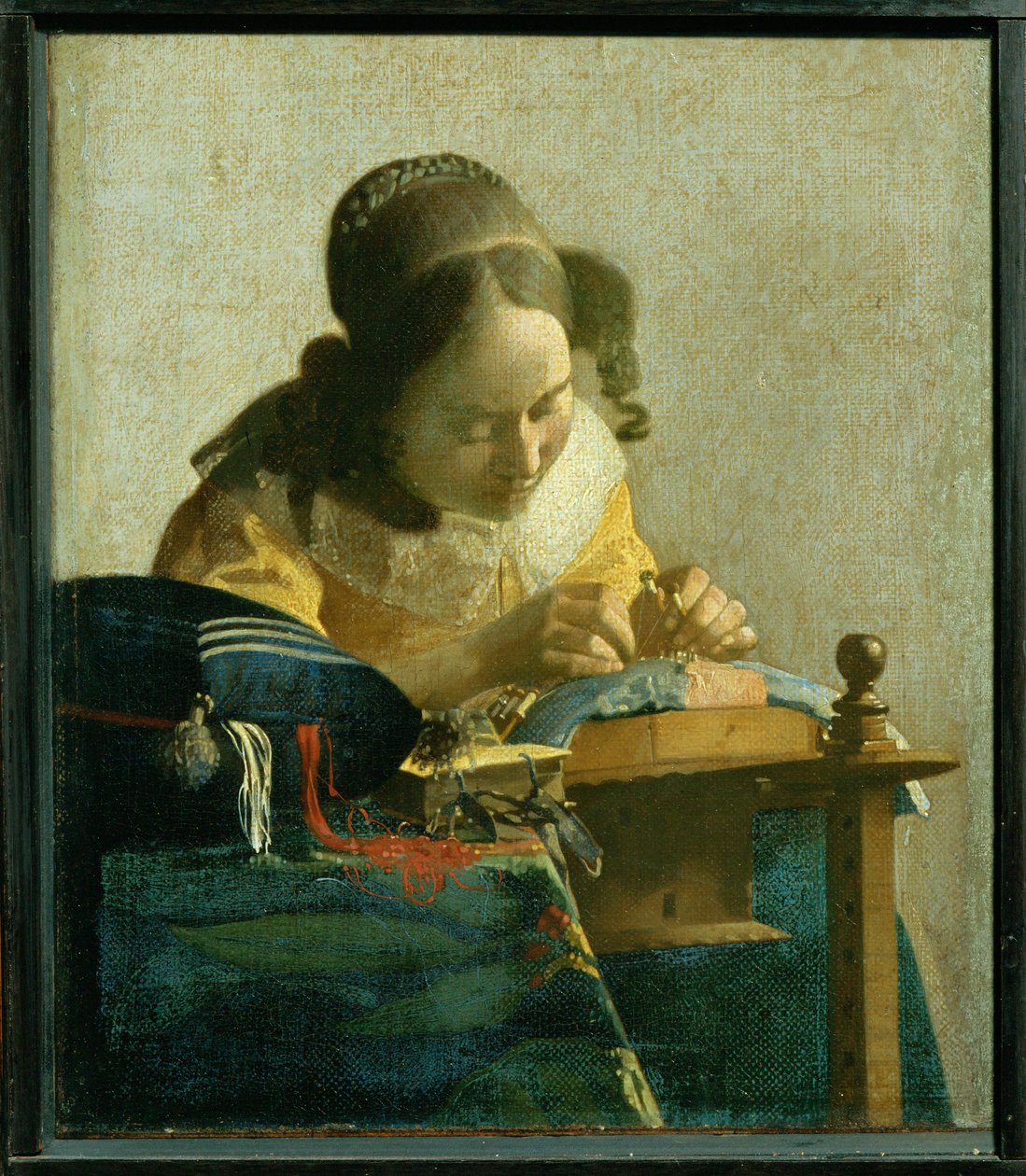Die Spitzenklöpplerin von Jan (1632 75) Vermeer