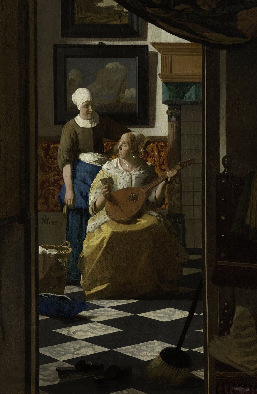 Der Liebesbrief, ca. 1669-70 von Jan Vermeer van Delft