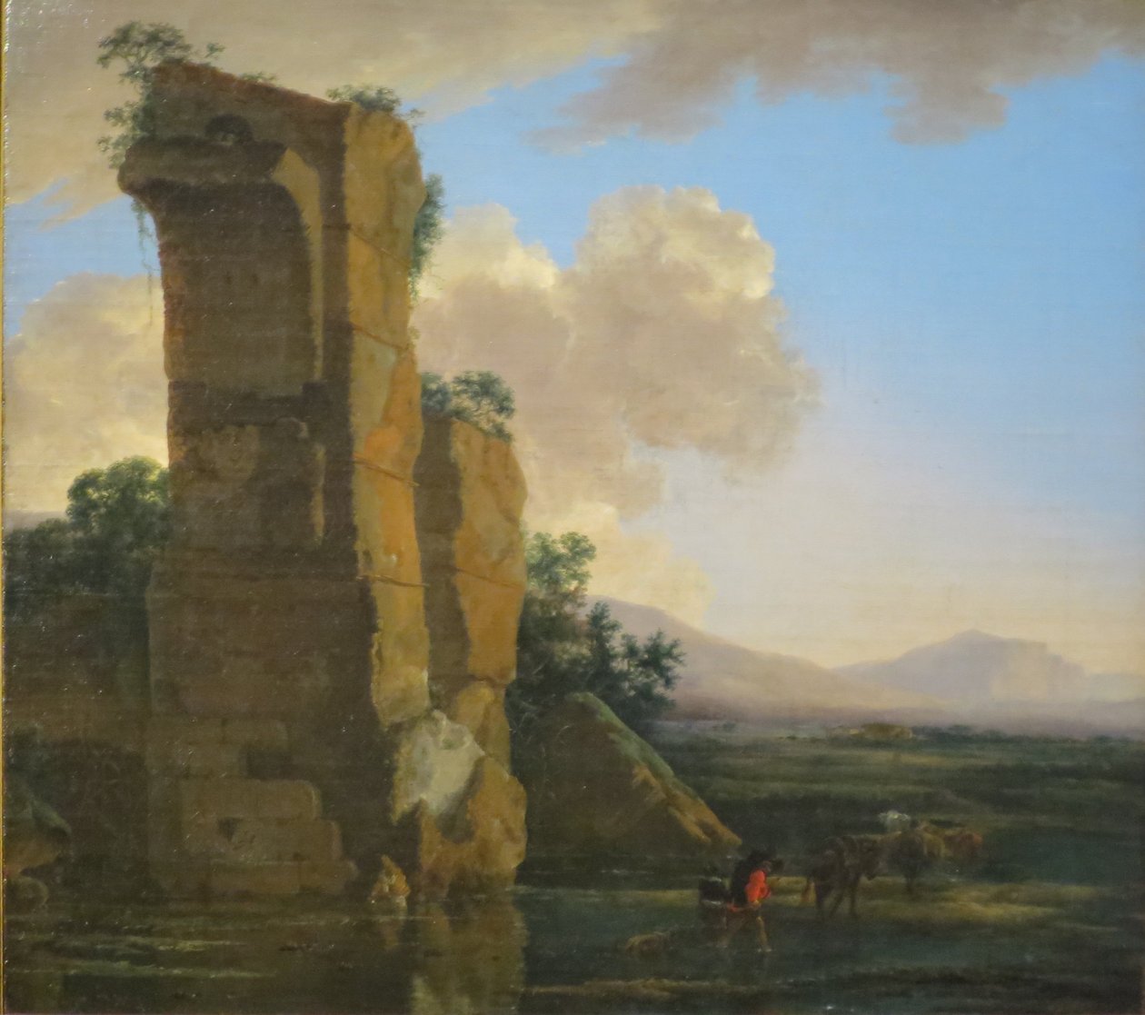Italienische Landschaft von Jan Asselijn