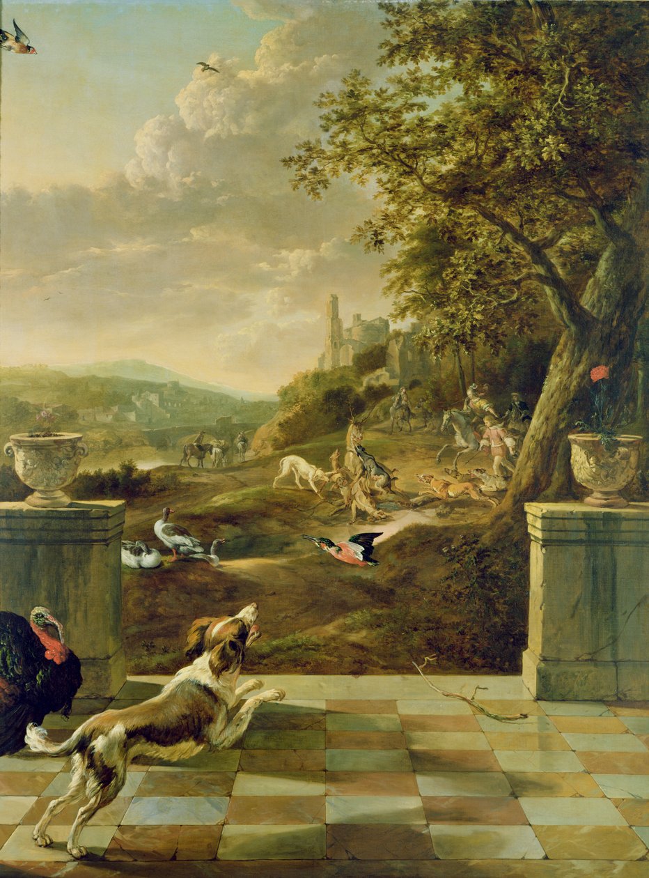 Jagdszene von Jan Baptist Weenix