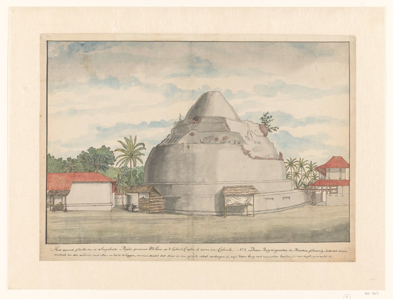 Kalyani Stupa auf Ceylon von Jan Brandes