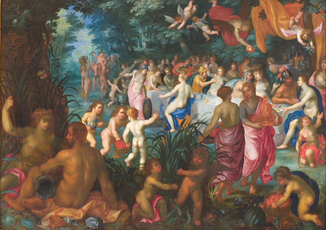 Die Hochzeit von Peleus und Thetis von Jan Brueghel d.Æ.