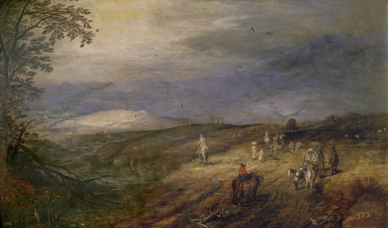 Waldweg von Jan Brueghel the Elder