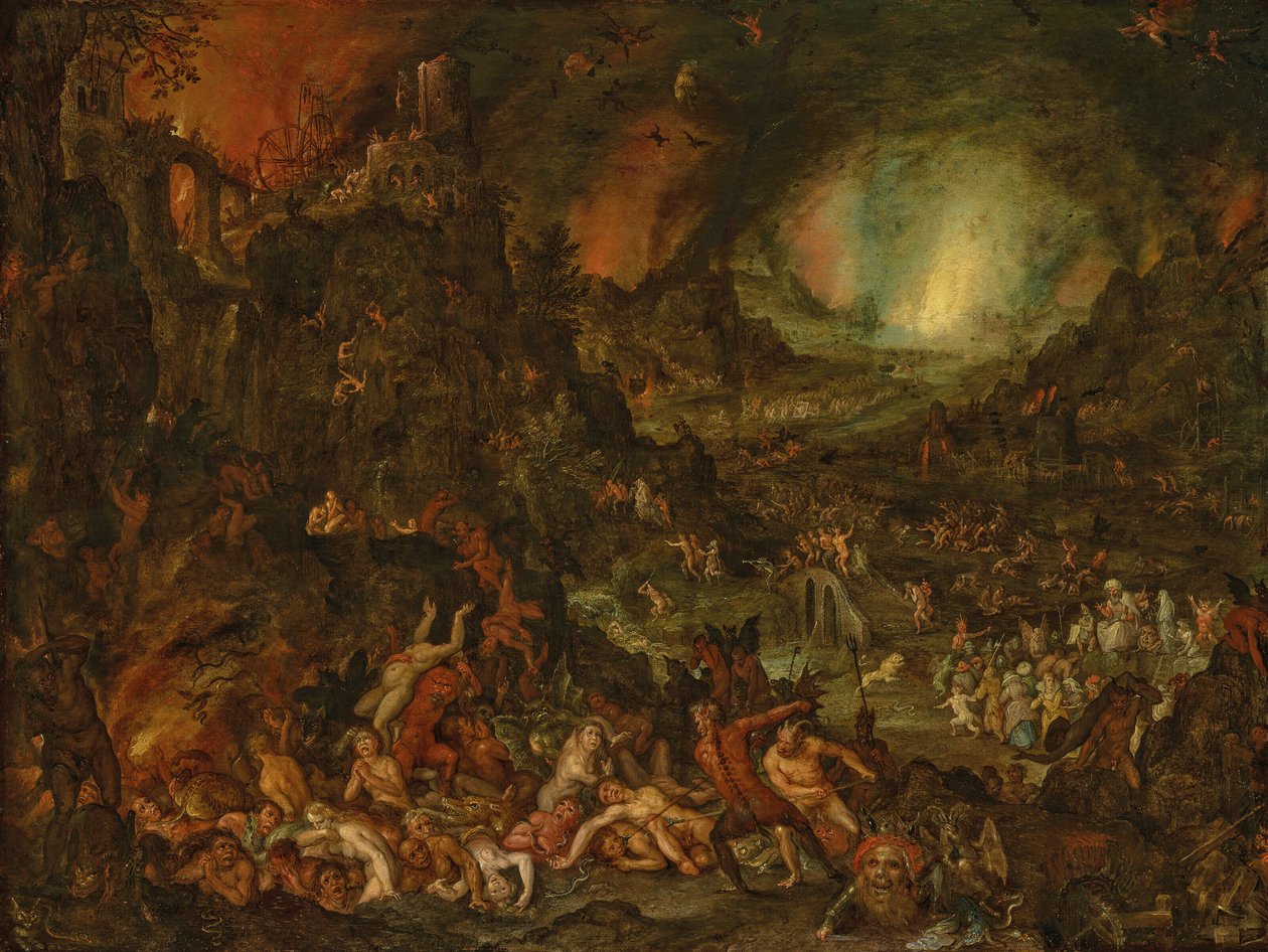 Hölle von Jan Brueghel the Elder