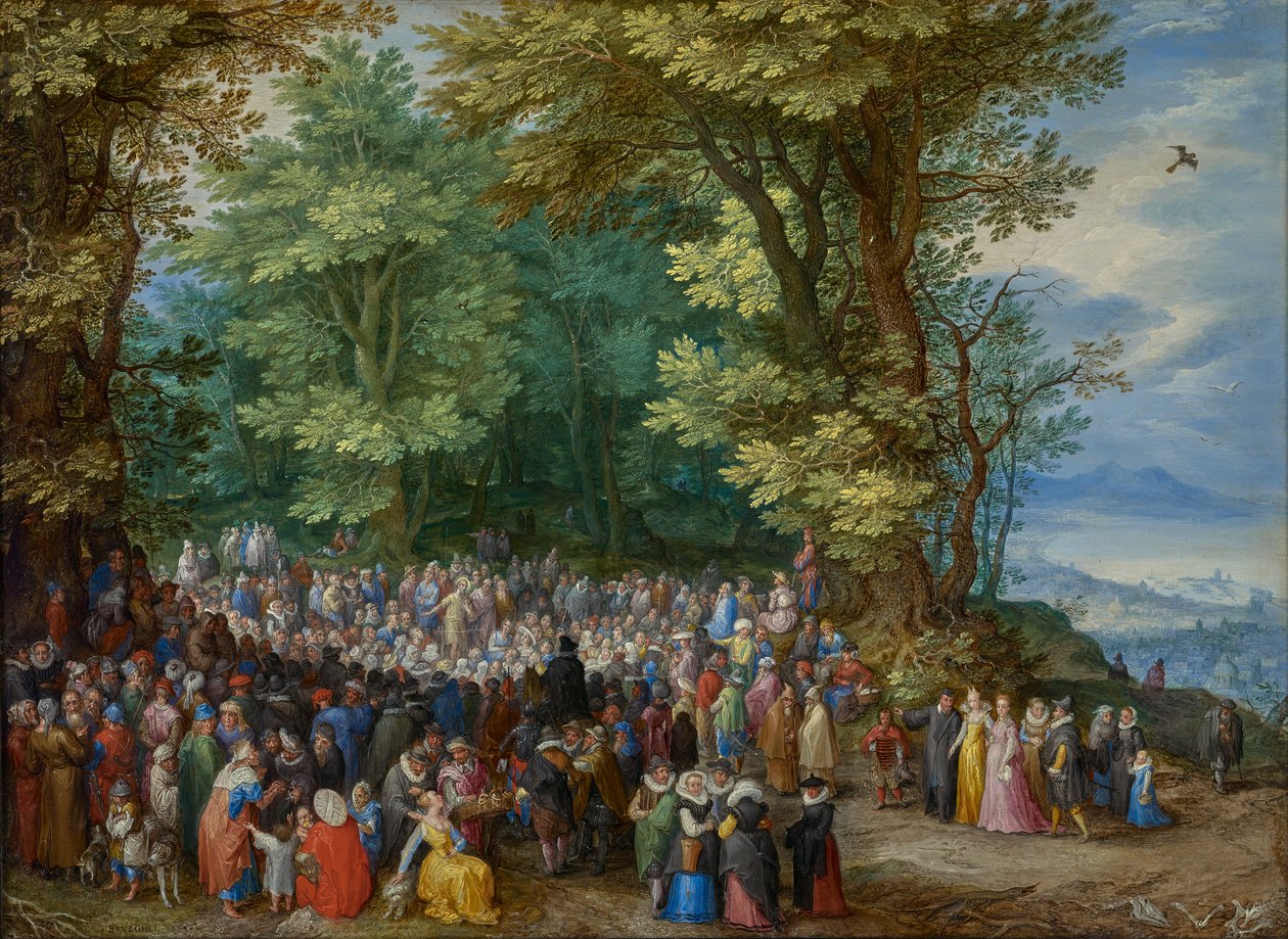 Die Bergpredigt von Jan Brueghel the Elder