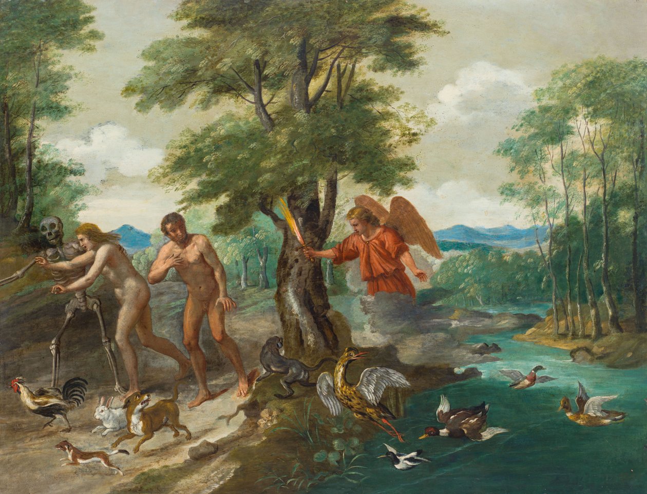 Adam und Eva im Paradies von Jan Brueghel the Younger