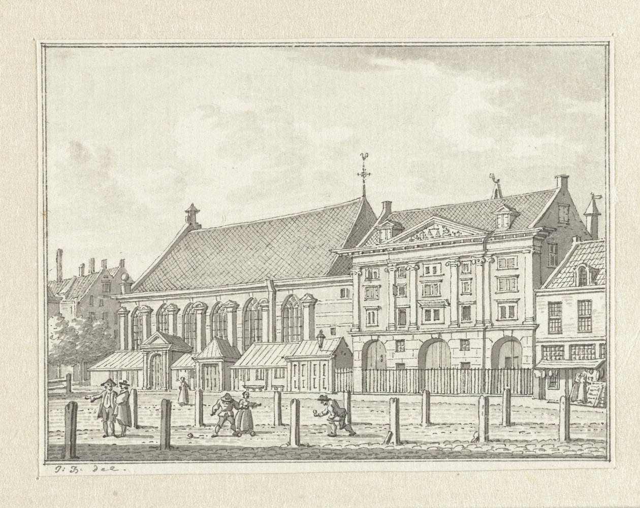 Die Prinsekerk und Butterhalle in Rotterdam von Jan Bulthuis