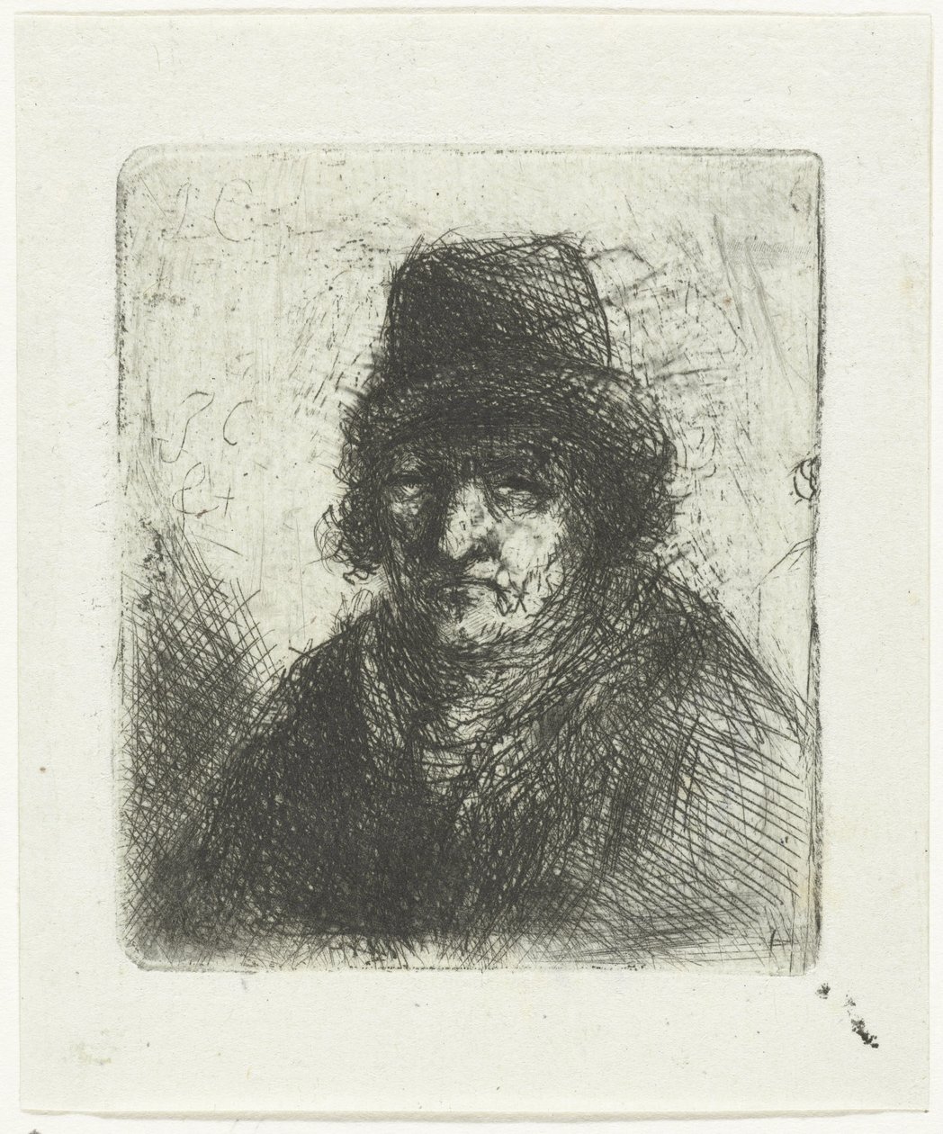 Erwachsener Mann mit Hut von Jan Chalon