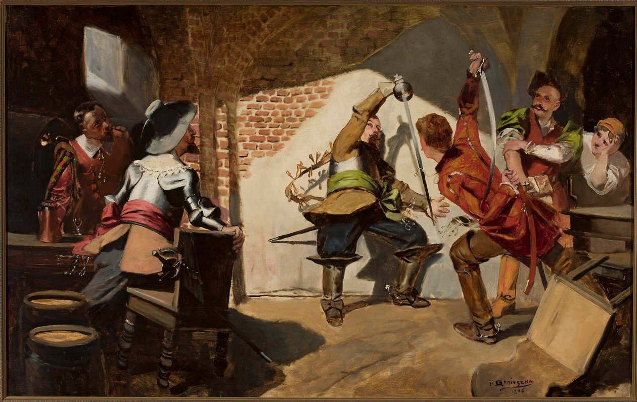 Duell in einer Taverne von Jan Czesław Moniuszko