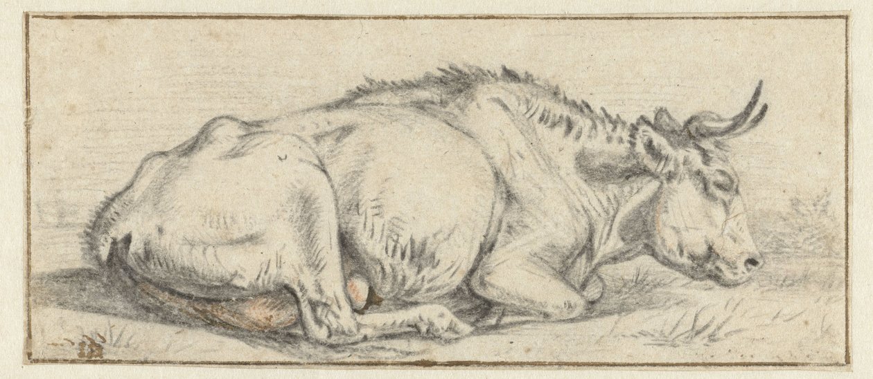 Liegende Kuh von Jan Dasveldt