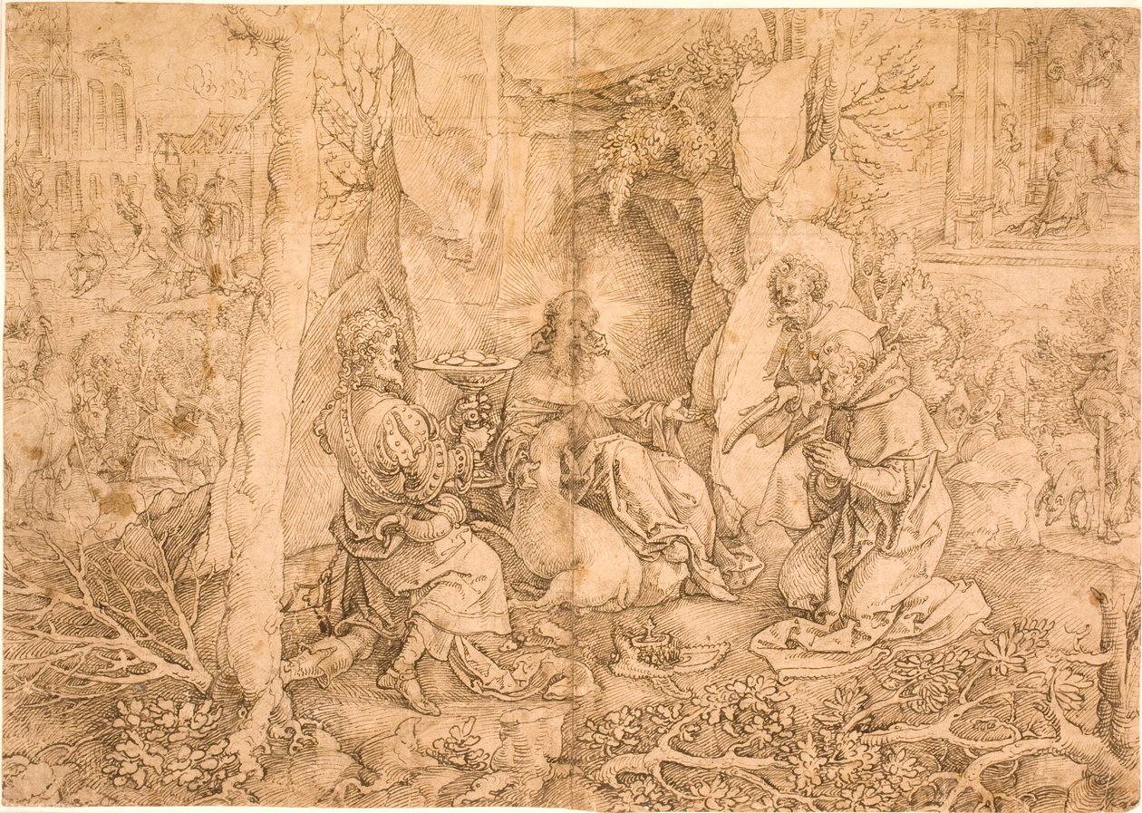 Die Legende des heiligen Ägidius von Jan Gossaert